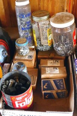 Jam nuts, hex nuts, bolts, screws, fin nuts, more.