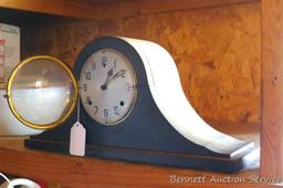 Nice antique Gilbert mantle clock Model 1807 was made in USA. No key, so untested. 20" wide, nice