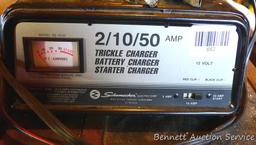Schumacher trickle charger 12 volt battery charger looks to be in good shape.
