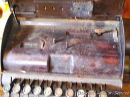 National cash register size 726 is in decent condition and will clean up nicely. Measures 15" wide x