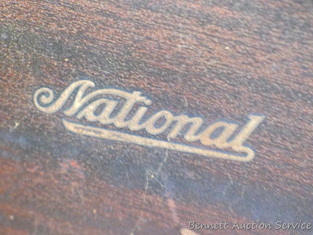National cash register size 726 is in decent condition and will clean up nicely. Measures 15" wide x
