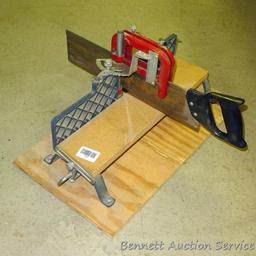 Miter box and back saw with stand model No. 881-36321