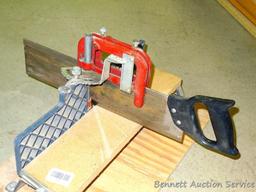 Miter box and back saw with stand model No. 881-36321