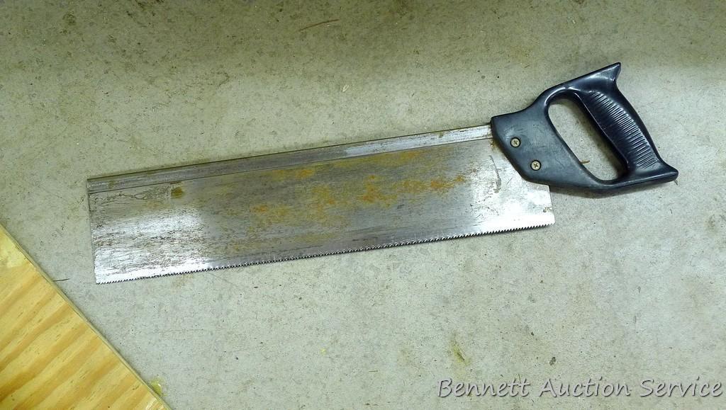 Miter box and back saw with stand model No. 881-36321