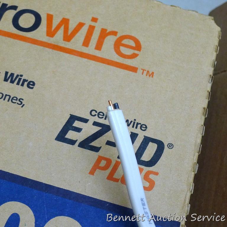 Partial rolls of building wire incl 12-2 NM-B with ground, 14-2 NM-B with ground and 12-3 G type