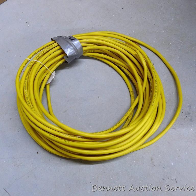 Partial rolls of building wire incl 12-2 NM-B with ground, 14-2 NM-B with ground and 12-3 G type