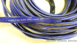 Partial roll of American Well and Pump wire is 3 wire - green, black & yellow.