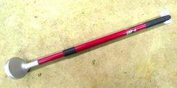 Extendable handled magnet for picking up nails around the job sight. Extends from 24" to 38".