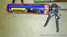 2 Large quart caulking guns incl partial tube of Loctite Premium Construction Adhesive and new tube