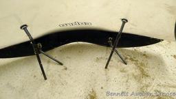 ATV windshield is 36-1/2" x 21".