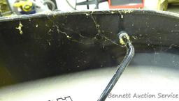 ATV windshield is 36-1/2" x 21".