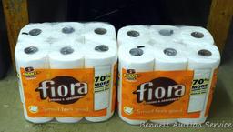 No Shipping.  Two new pkgs. Paper towel plus 3 partial rolls; 2 boxes Kleenex; 1-1/2 gallons bleach;