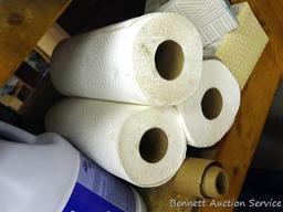 No Shipping.  Two new pkgs. Paper towel plus 3 partial rolls; 2 boxes Kleenex; 1-1/2 gallons bleach;