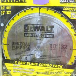 One DeWalt 10" 32 teeth general purpose saw blade NIP.