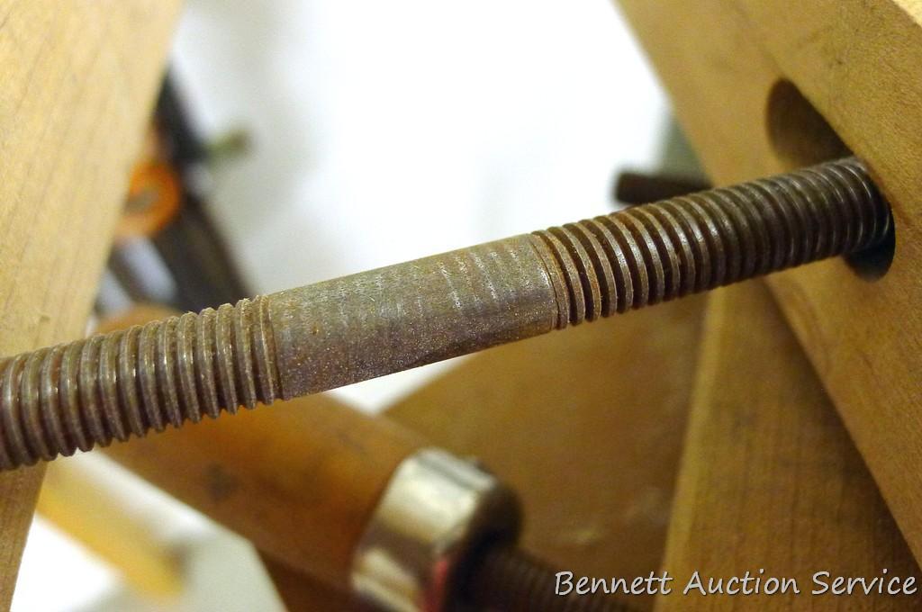 Pair of nice No 1 10" Jorgensen wood clamps.