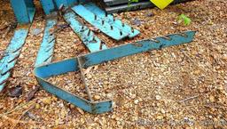 Six roof jacks for 6" planking, plus seven A jacks, sheathing and roofing brackets.