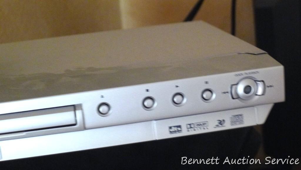 42" Haier plasma television; TV is model 42EP24S. JVC XV-N3 DVD/CD player. Both units power up and