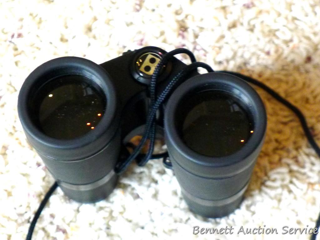 Bushnell Insta-Focus pocket size 4x30 binoculars with case, adjust as they should; The Audubon
