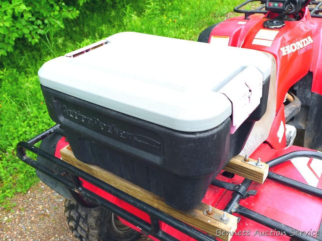 Honda Fourtrax 300 4x4 ATV starts, runs and drives well. Tires have good tread and minor checking.