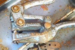 Whitney No. 4-B Metal hole punch is 8-1/4" long. Comes with metal case and several sizes of hole
