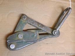 Klein cable grips have a 4500 max and a .37-.10 decimal equivalent range. Side is marked 1613-40.