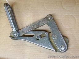 Klein cable grips have a 4500 max and a .37-.10 decimal equivalent range. Side is marked 1613-40.