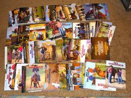 Large series of DVDs 'No Worries' by Clinton Anderson on horse training and horsemanship.