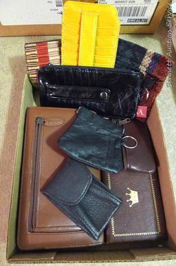 Wallets, clutches, and the like. Up to 8".