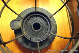 Handlan No 2000 lantern is marked C-O Co St Louis U.S.A. Has been turned in to a candle holder as