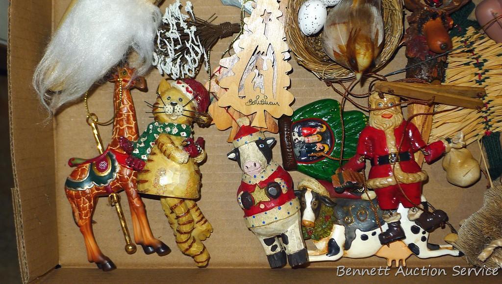 Christmas ornaments up to approx. 7".
