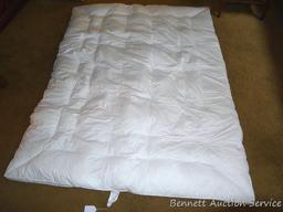 Pillowtex goose feather comforter is 60" x 80" in like new condition.