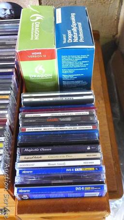 CDs and cassette tapes including nature sounds, Leann Rimes, Garth Brooks, Willie Nelson, Paul Simon