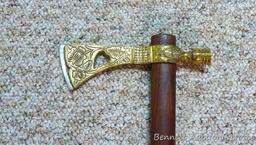 Two decorative tomahawks in good condition. Larger is 23".