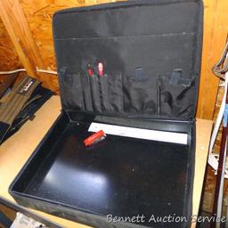 Lakewood 18" hard box mobile office would also make a good handgun box.