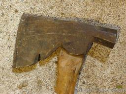 Plumb brand shingling hatchet is 13-1/2" long with a 3-1/2" x 6" head.