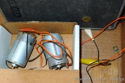 Two Kenco Smart Timer game feeders and motors. Each is 5-1/2" x 8-1/2" x 5".