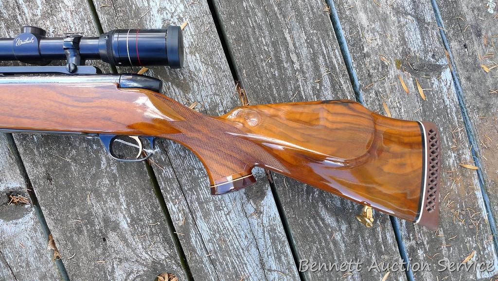 Weatherby Mark V bolt action rifle in .300 Weatherby Magnum. This rifle is 1 of 1000 commemorating