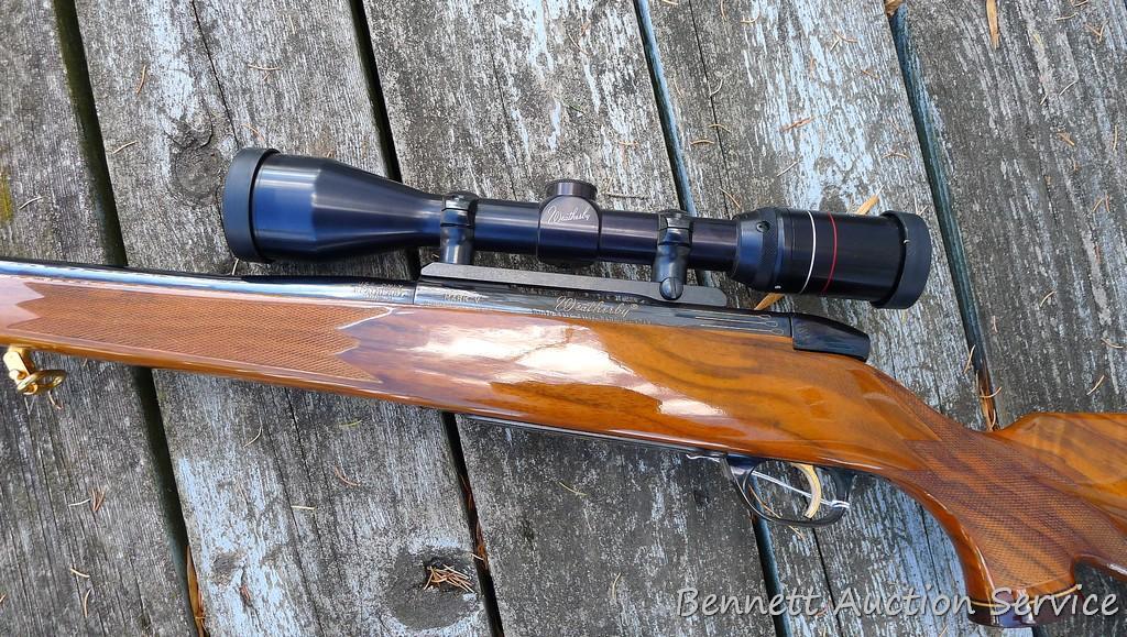 Weatherby Mark V bolt action rifle in .300 Weatherby Magnum. This rifle is 1 of 1000 commemorating