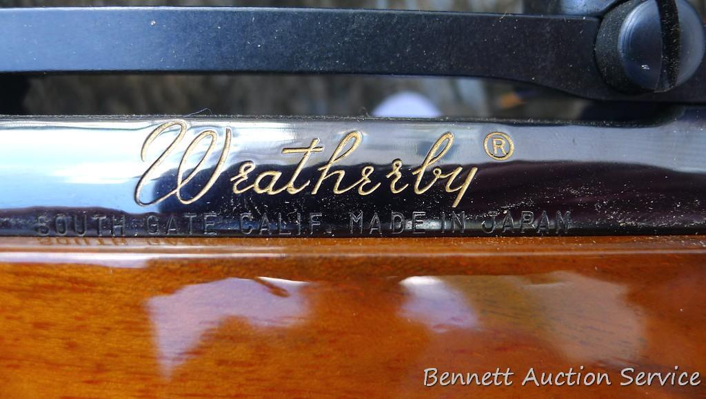 Weatherby Mark V bolt action rifle in .300 Weatherby Magnum. This rifle is 1 of 1000 commemorating
