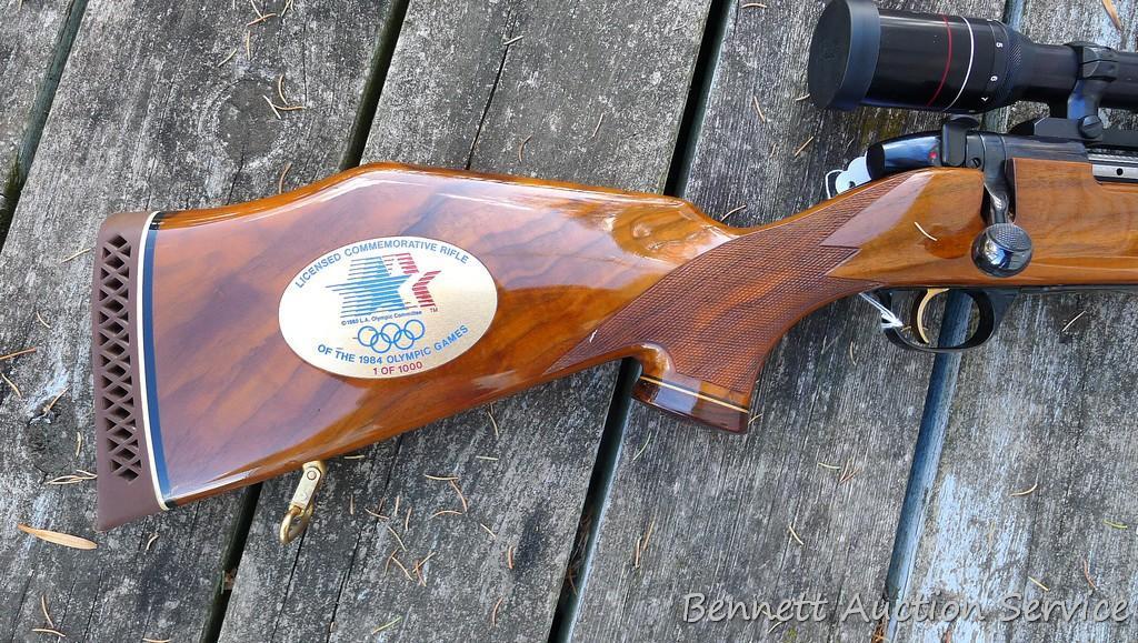 Weatherby Mark V bolt action rifle in .300 Weatherby Magnum. This rifle is 1 of 1000 commemorating