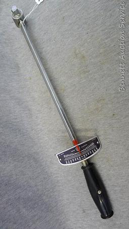 1/2" drive torque wrench is 19" long.