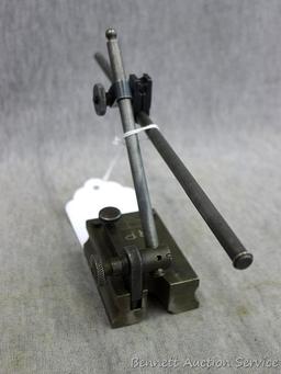 General No. 398 miniature surface gage with truing dowels, micro-adjustment and 7-1/4" rod.