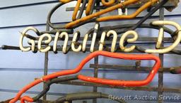 No shipping; Miller Genuine Draft neon sign; measures 24" x 19". Tubes seem to be intact; does