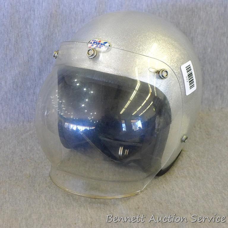 PIP motorcycle helmet with face shield is size M.