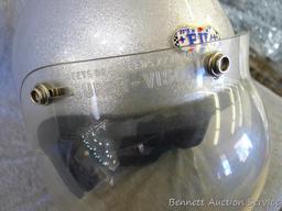 PIP motorcycle helmet with face shield is size M.