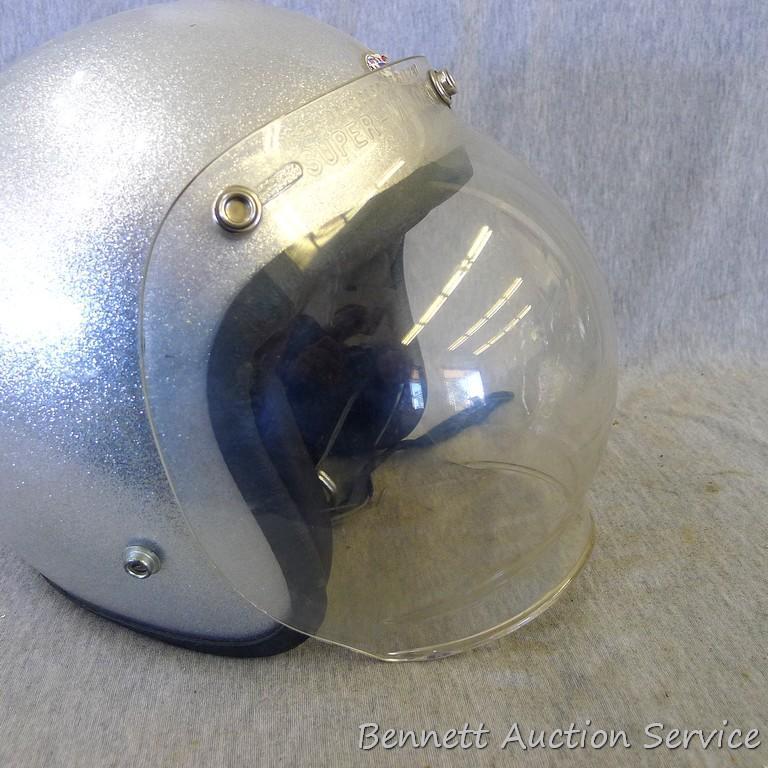 PIP motorcycle helmet with face shield is size M.