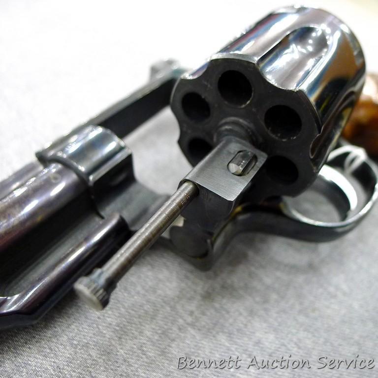 Llama Super-Comanche .357 Magnum Revolver. 6" ribbed barrel has a bright bore with sharp rifling and