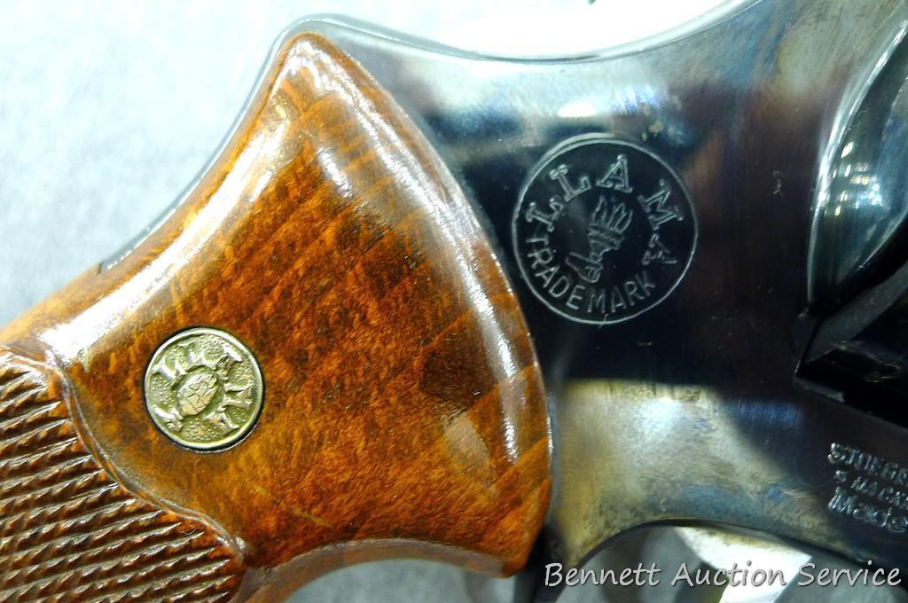Llama Super-Comanche .357 Magnum Revolver. 6" ribbed barrel has a bright bore with sharp rifling and