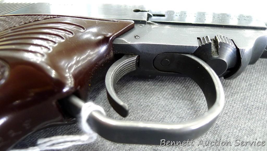 High Standard Model 101 The Plinker .22 pistol. 6-1/2" barrel has a brilliant bore with good
