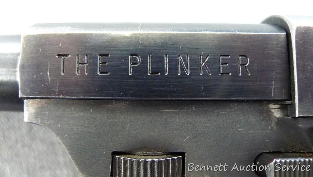 High Standard Model 101 The Plinker .22 pistol. 6-1/2" barrel has a brilliant bore with good
